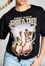 Joshua Tree Desert Trails Print Tee | WILD FLIER GIFTS AND APPAREL