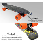 Tiki Volcano Swell 22” Cruiser Complete Skateboard | WILD FLIER GIFTS AND APPAREL