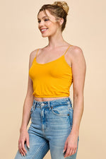 Waist Band Bungee Strap Cami Tops