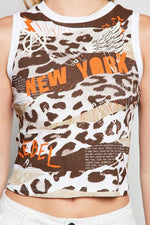 New York All Over Printed Tank Top | WILD FLIER GIFTS AND APPAREL