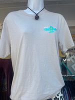 Mustang Sally Wild Flier Logo T-Shirt - Sand | WILD FLIER GIFTS AND APPAREL