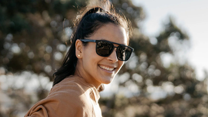 Knockaround Black on Black Brightsides Unisex Polarized Sunglasses | WILD FLIER GIFTS AND APPAREL