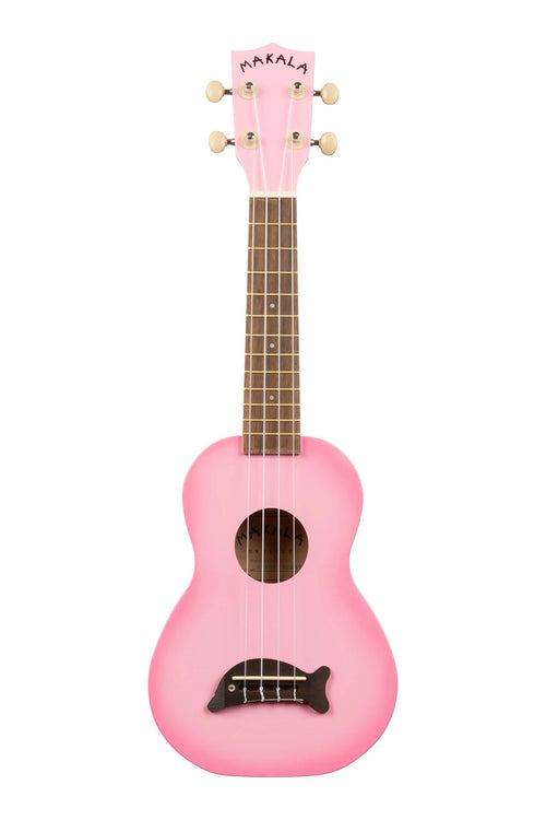 Kala Pink Burst Soprano Makala Dolphin Ukulele | WILD FLIER GIFTS AND APPAREL