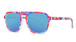 Knockaround Live Free or Tie-Dye Pacific Palisades Unisex Polarized Sunglasses | WILD FLIER GIFTS AND APPAREL
