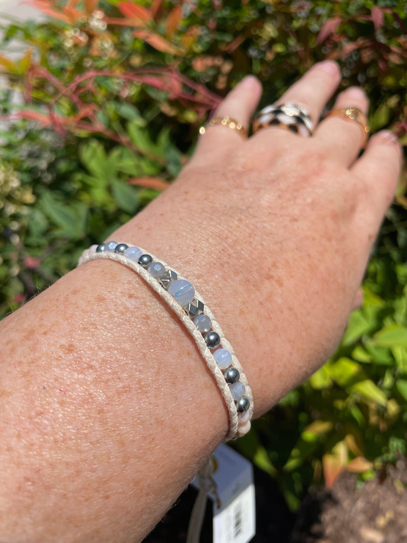 Lotus and Luna Moon Beam Single Bracelets | WILD FLIER GIFTS AND APPAREL