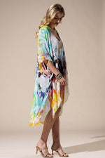 Painted Multicolored Kimono | WILD FLIER GIFTS AND APPAREL