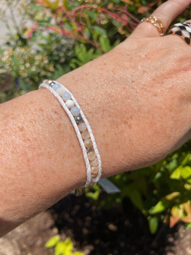 Lotus and Luna Moon Beam Single Bracelets | WILD FLIER GIFTS AND APPAREL