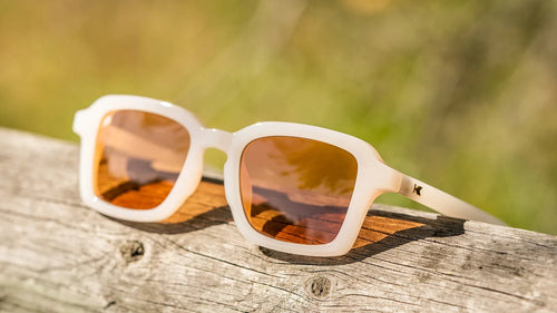 Knockaround Orange Dreamsicle Panoramas Unisex Polarized Sunglasses | WILD FLIER GIFTS AND APPAREL