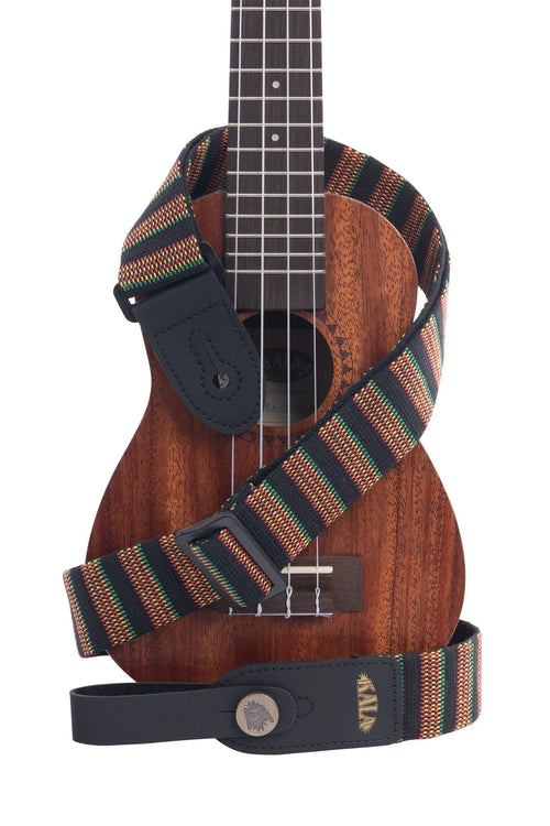 Kala Rastafarian Stripe Handmade Ukulele Strap | WILD FLIER GIFTS AND APPAREL