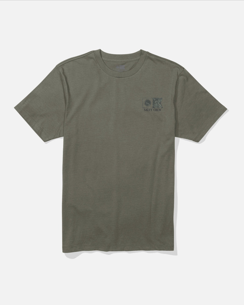 Salty Crew Flagship Fill Short Sleeve Tee - Dusty Olive | WILD FLIER GIFTS AND APPAREL