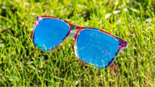 Knockaround Live Free or Tie-Dye Fast Lanes Unisex Polarized Sunglasses | WILD FLIER GIFTS AND APPAREL