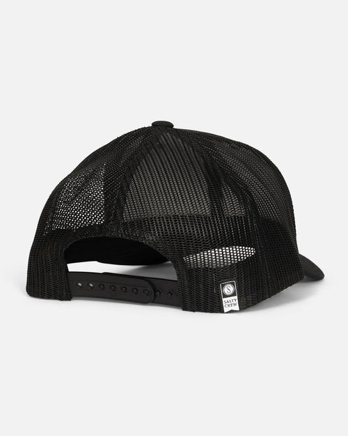 Salty Crew Surface Retro Trucker Hat - Black | WILD FLIER GIFTS AND APPAREL
