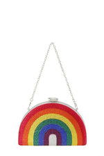 Rhinestone Rainbow Handbag