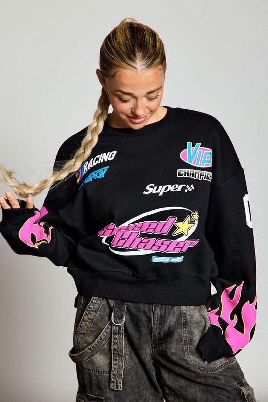 Speed Chaser Fleece Sweater | WILD FLIER GIFTS AND APPAREL