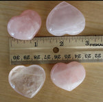 Rose Quartz Mini Heart Shaped Gemstones (Crystals & Stones) | WILD FLIER GIFTS AND APPAREL