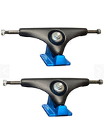 Gullwing Charger 9.0" Black/Blue Skateboard Longboard Trucks | Set of Two(2) | WILD FLIER GIFTS AND APPAREL