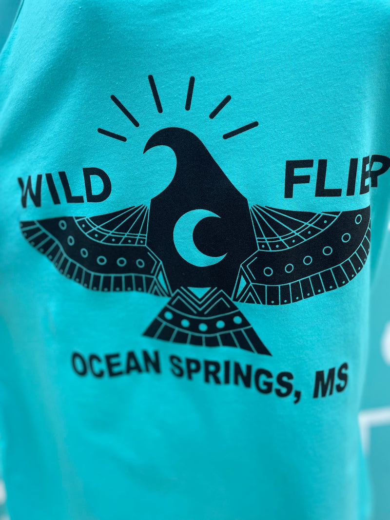 Wild Flier Totem Logo Women’s Racerback Tanks