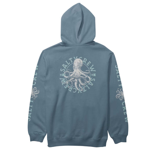 Salty Crew Tentacles Fleece- Shark Skin Grey | WILD FLIER GIFTS AND APPAREL