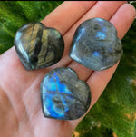 Labradorite Mini Heart Shaped Gemstone (Crystals & Stones)