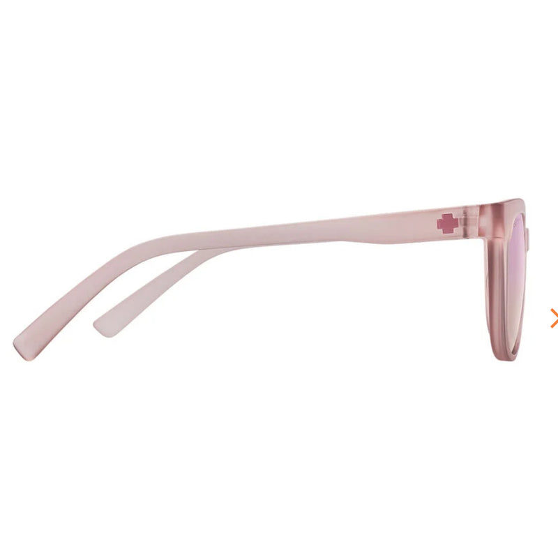 Spy Optic Bewilder Matte Translucent Rose Sunglasses
