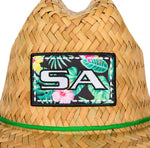 SA Company Hawaiian Floral 2.0 Under Brim Straw Hat