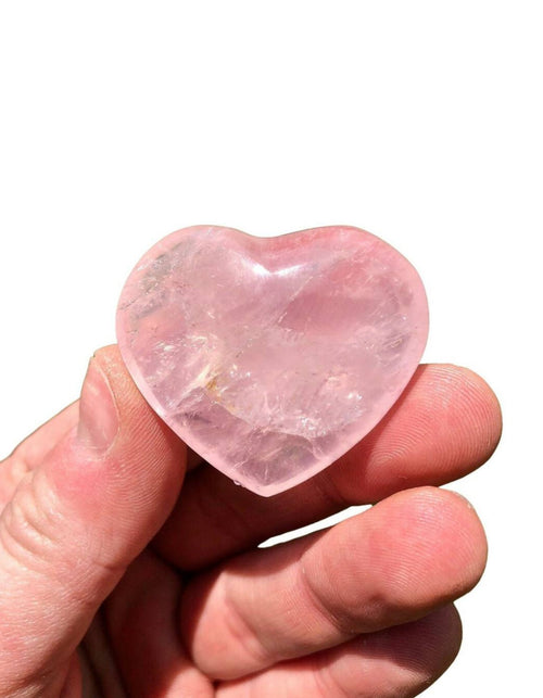 Rose Quartz Mini Heart Shaped Gemstones (Crystals & Stones) | WILD FLIER GIFTS AND APPAREL