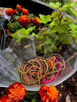 Seed Bead Elastic Bracelet- Various Colors