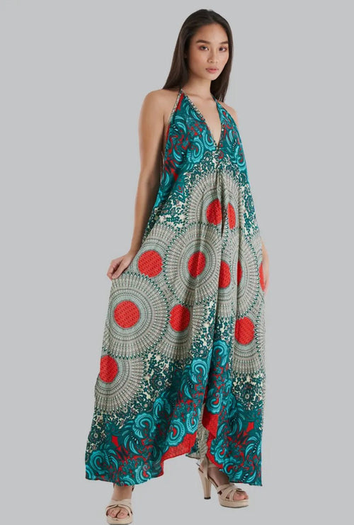 Boho Halter Maxi Dresses | WILD FLIER GIFTS AND APPAREL
