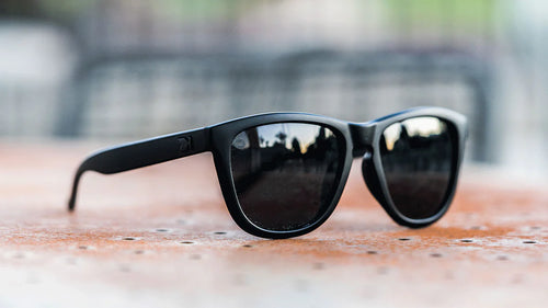 Black on Black Premiums Knockaround Unisex Polarized Sunglasses