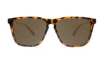 Glossy Tortoise Shell / Amber Fast Lanes Knockaround Unisex Polarized Sunglasses