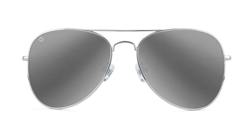 Silver / Silver Smoke Mile Highs Knockaround Unisex Polarized Sunglasses