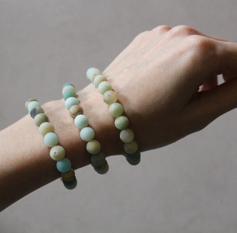 Amazonite Bracelet 8mm(Crystals & Stones) - WILD FLIER GIFTS AND APPAREL