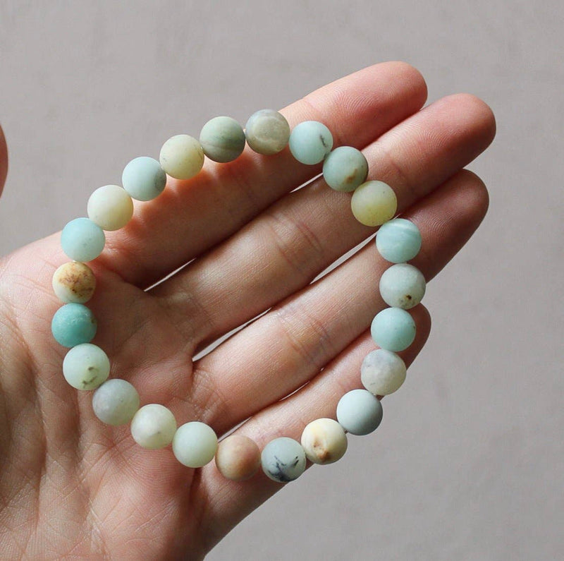 Amazonite Bracelet 8mm(Crystals & Stones) - WILD FLIER GIFTS AND APPAREL