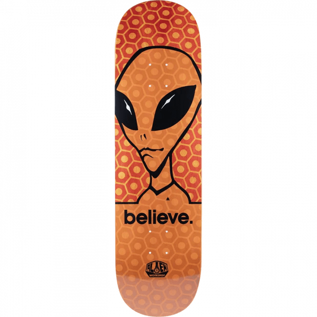 Alien Workshop Believe Hex Duo-Tone Large 8.75" Skateboard Deck | WILD FLIER GIFTS AND APPAREL