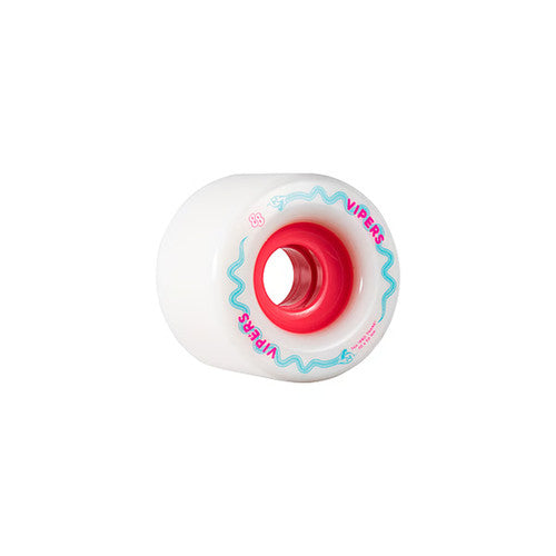 88 Wheel Co Longboard Wheels Viper Pro Freeride White 70mm 74A | WILD FLIER GIFTS AND APPAREL