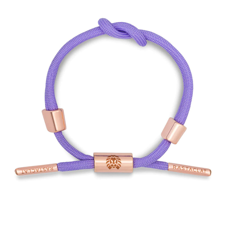 Rastaclat Violet II Rose Gold Collection Solid Knotted Bracelet - WILD FLIER GIFTS AND APPAREL