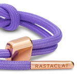 Rastaclat Violet II Rose Gold Collection Solid Knotted Bracelet