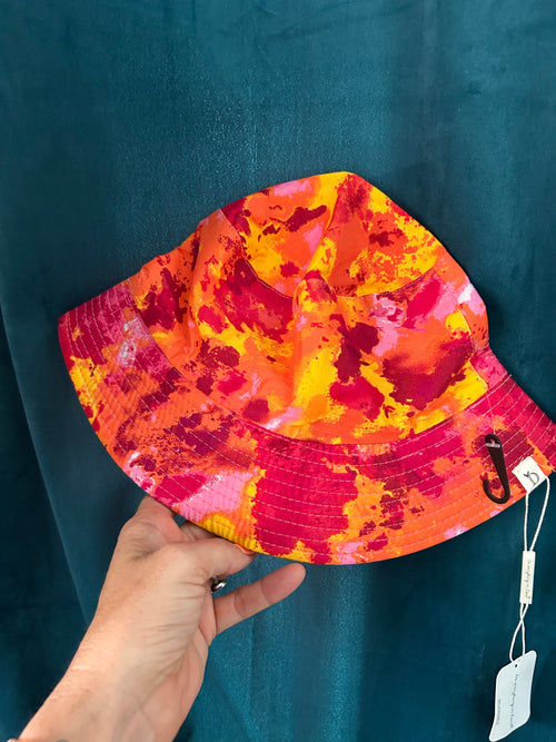 Tie Dye Do Everything in Love Reversible Bucket Hats - WILD FLIER GIFTS AND APPAREL