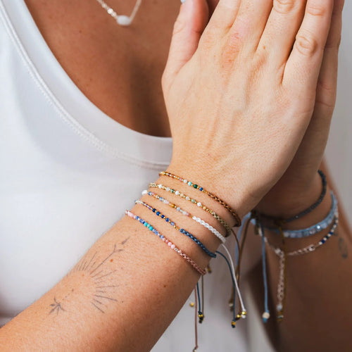 Lotus and Luna Namaste Bracelets | WILD FLIER GIFTS AND APPAREL