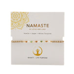 Lotus and Luna Namaste Bracelets