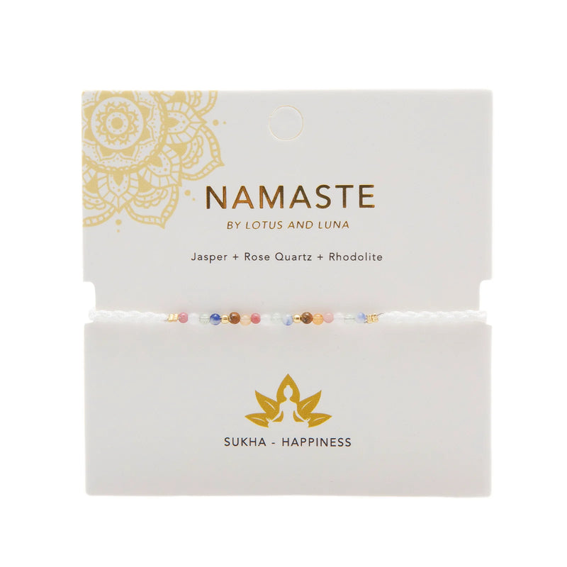 Lotus and Luna Namaste Bracelets