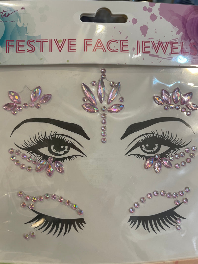 CRYSTAL RHINESTONE FACE JEWELS | WILD FLIER GIFTS AND APPAREL