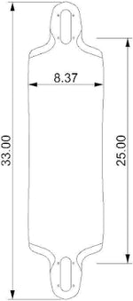 DB Longboards Mini Cooper Complete 8.25x33 Black