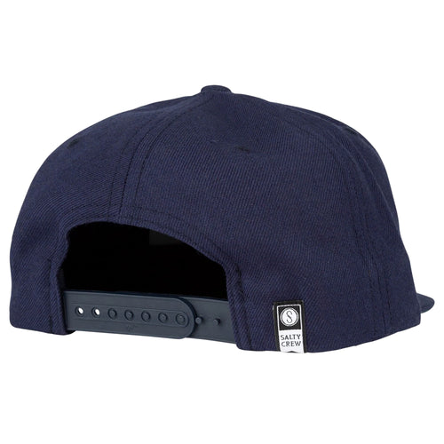Salty Crew Bruce 6 Panel Snapback Hat-Navy - WILD FLIER GIFTS AND APPAREL