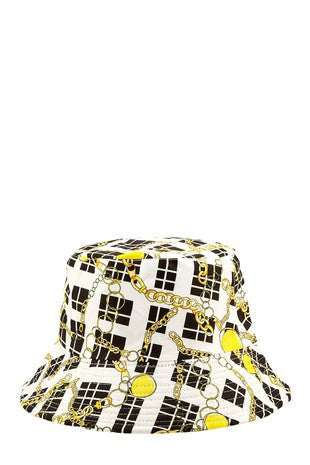 Chain Print Bucket Hat - WILD FLIER GIFTS AND APPAREL