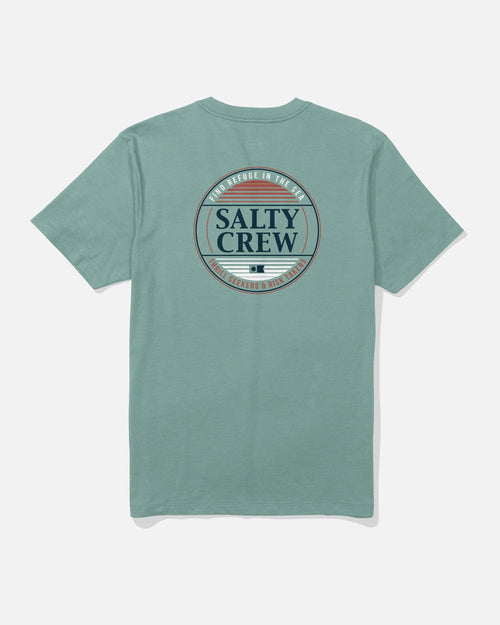 Salty Crew Simple Fade Short Sleeve Tee - Mackerel | WILD FLIER GIFTS AND APPAREL