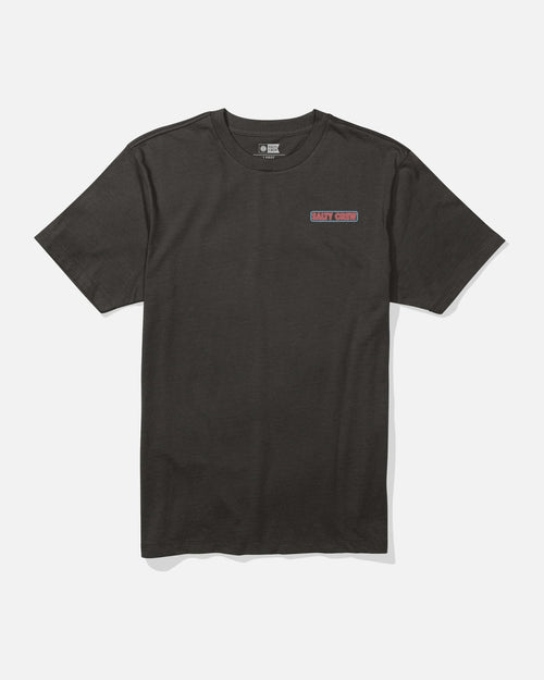 Salty Crew Neon Sign Short Sleeve Tee - Black | WILD FLIER GIFTS AND APPAREL