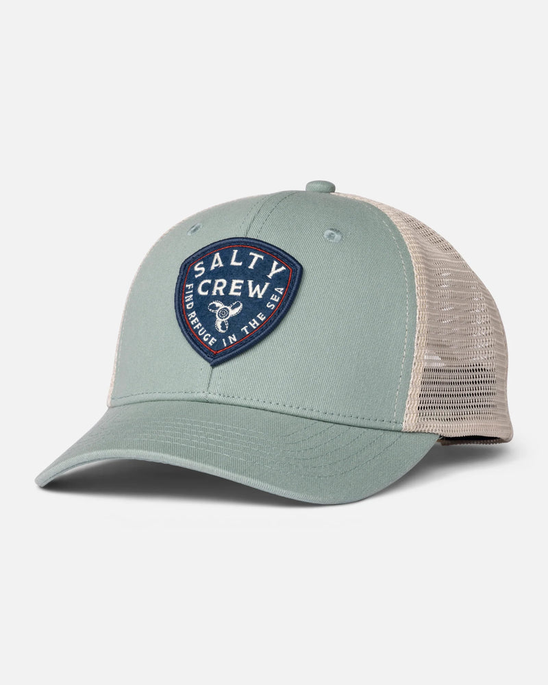 Salty Crew Rotor Trucker Hat - Marine