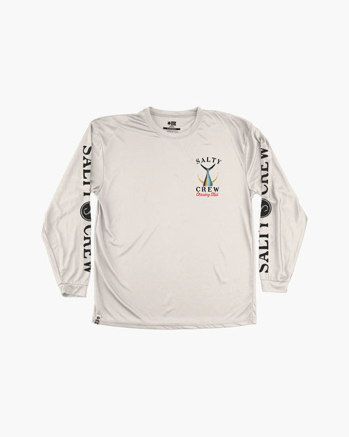 Salty Crew Tailed Long Sleeve Sunshirt - White | WILD FLIER GIFTS AND APPAREL