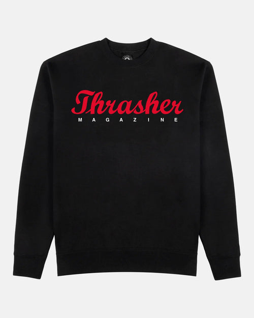 Thrasher Magazine Script Crewneck | WILD FLIER GIFTS AND APPAREL